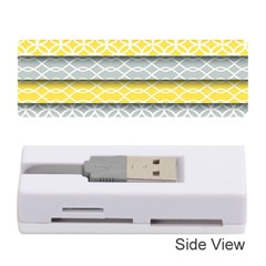 Paper Yellow Grey Digital Memory Card Reader (stick)  by Mariart
