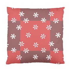 Seed Life Seamless Remix Flower Floral Red White Standard Cushion Case (One Side)