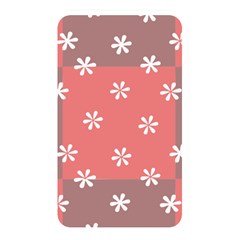 Seed Life Seamless Remix Flower Floral Red White Memory Card Reader