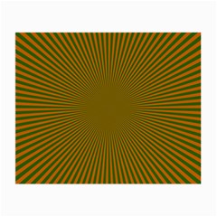Stripy Starburst Effect Light Orange Green Line Small Glasses Cloth by Mariart