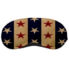 Stars Stripes Grey Blue Sleeping Masks