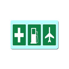 Traffic Signs Hospitals, Airplanes, Petrol Stations Magnet (name Card)