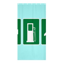 Traffic Signs Hospitals, Airplanes, Petrol Stations Shower Curtain 36  X 72  (stall) 