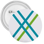 Symbol X Blue Green Sign 3  Buttons Front
