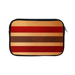 Vintage Striped Polka Dot Red Brown Apple Ipad Mini Zipper Cases by Mariart