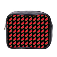 Watermelon Slice Red Black Fruite Mini Toiletries Bag 2-side by Mariart