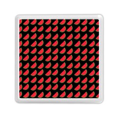 Watermelon Slice Red Black Fruite Memory Card Reader (square) 