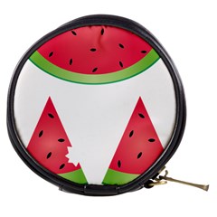 Watermelon Slice Red Green Fruite Mini Makeup Bags