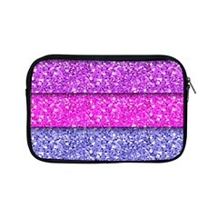 Violet Girly Glitter Pink Blue Apple Ipad Mini Zipper Cases