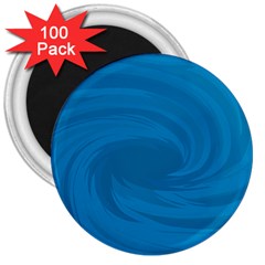 Whirlpool Hole Wave Blue Waves Sea 3  Magnets (100 Pack)