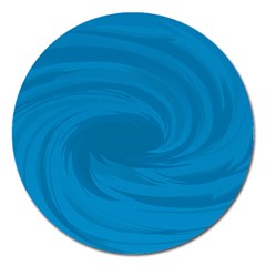 Whirlpool Hole Wave Blue Waves Sea Magnet 5  (round)
