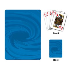 Whirlpool Hole Wave Blue Waves Sea Playing Card by Mariart