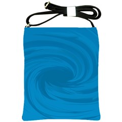 Whirlpool Hole Wave Blue Waves Sea Shoulder Sling Bags by Mariart