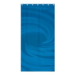 Whirlpool Hole Wave Blue Waves Sea Shower Curtain 36  X 72  (stall) 