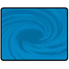 Whirlpool Hole Wave Blue Waves Sea Double Sided Fleece Blanket (medium)  by Mariart