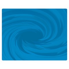 Whirlpool Hole Wave Blue Waves Sea Double Sided Flano Blanket (medium) 
