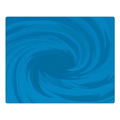 Whirlpool Hole Wave Blue Waves Sea Double Sided Flano Blanket (large)  by Mariart