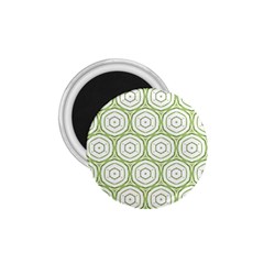 Wood Star Green Circle 1 75  Magnets
