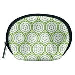 Wood Star Green Circle Accessory Pouches (Medium)  Front