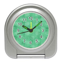 Polka Dot Scrapbook Paper Digital Green Travel Alarm Clocks