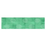 Polka Dot Scrapbook Paper Digital Green Satin Scarf (Oblong) Front