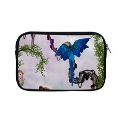 Wonderful Blue Parrot In A Fantasy World Apple Macbook Pro 13  Zipper Case by FantasyWorld7