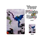 Wonderful Blue Parrot In A Fantasy World Playing Cards 54 (Mini)  Front - Spade9