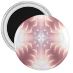 Neonite Abstract Pattern Neon Glow Background 3  Magnets Front