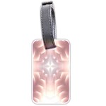Neonite Abstract Pattern Neon Glow Background Luggage Tags (Two Sides) Front