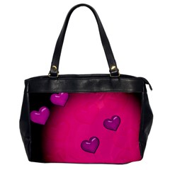 Pink Hearth Background Wallpaper Texture Office Handbags