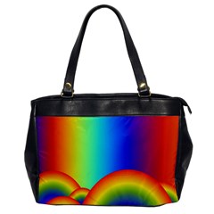 Background Rainbow Office Handbags