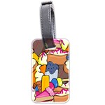 Sweet Stuff Digitally Food Luggage Tags (Two Sides) Front