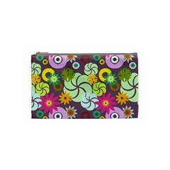 Floral Seamless Pattern Vector Cosmetic Bag (small)  by Nexatart