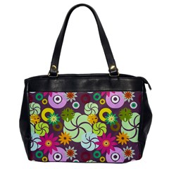 Floral Seamless Pattern Vector Office Handbags