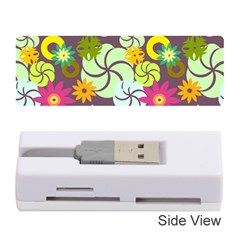 Floral Seamless Pattern Vector Memory Card Reader (stick)  by Nexatart