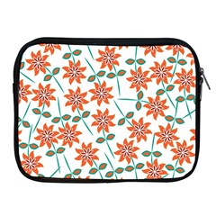 Floral Seamless Pattern Vector Apple Ipad 2/3/4 Zipper Cases by Nexatart