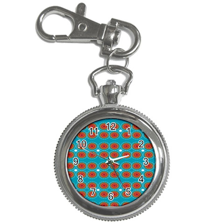 Floral Seamless Pattern Vector Key Chain Watches