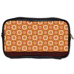 Floral Seamless Pattern Vector Toiletries Bags