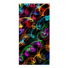 Rainbow Ribbon Swirls Digitally Created Colourful Shower Curtain 36  X 72  (stall)  by Nexatart