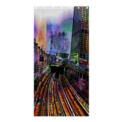 Downtown Chicago City Shower Curtain 36  X 72  (stall)  by Nexatart