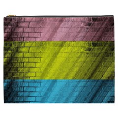 Brickwall Cosmetic Bag (xxxl)  by Nexatart