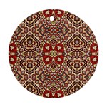 Seamless Pattern Based On Turkish Carpet Pattern Round Ornament (Two Sides) Back