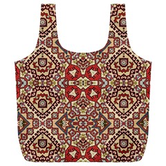 Seamless Pattern Based On Turkish Carpet Pattern Full Print Recycle Bags (l) 