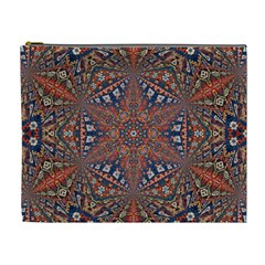 Armenian Carpet In Kaleidoscope Cosmetic Bag (XL)