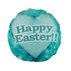 Happy Easter Theme Graphic Standard 15  Premium Round Cushions by dflcprints