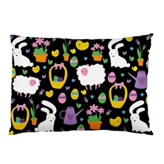 Cute Easter Pattern Pillow Case by Valentinaart