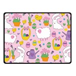 Cute Easter pattern Fleece Blanket (Small) 50 x40  Blanket Front