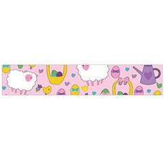Cute Easter Pattern Flano Scarf (large) by Valentinaart