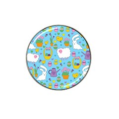 Cute Easter Pattern Hat Clip Ball Marker by Valentinaart