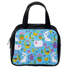 Cute Easter Pattern Classic Handbags (one Side)